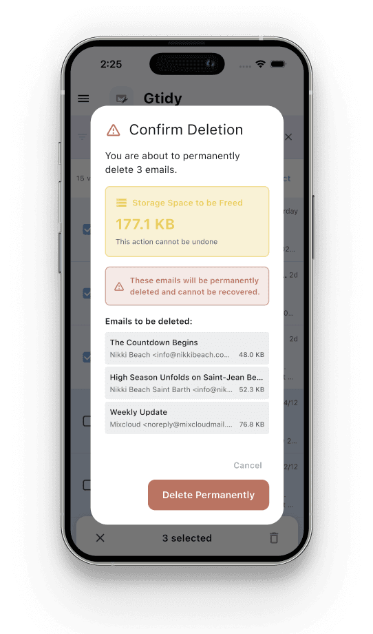 Gtidy App Screenshot 2